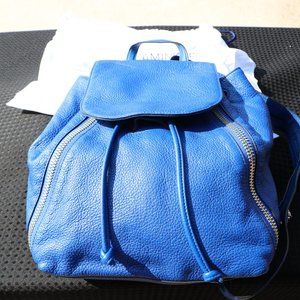 Rebecca Minkoff Bryn Backpack Cobalt w/Silver Hardware (Like New)